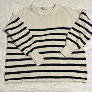Madewell Striped Rollneck Sweater XS